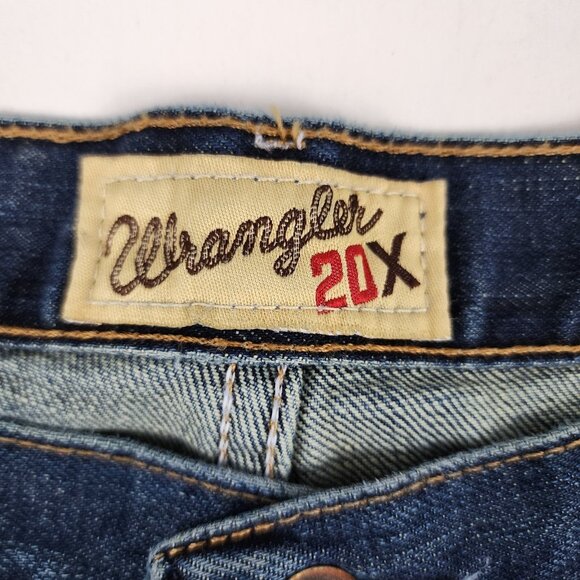 Wrangler 20X Jeans Mens 40x32 Blue Straight Leg Denim - Picture 4 of 9